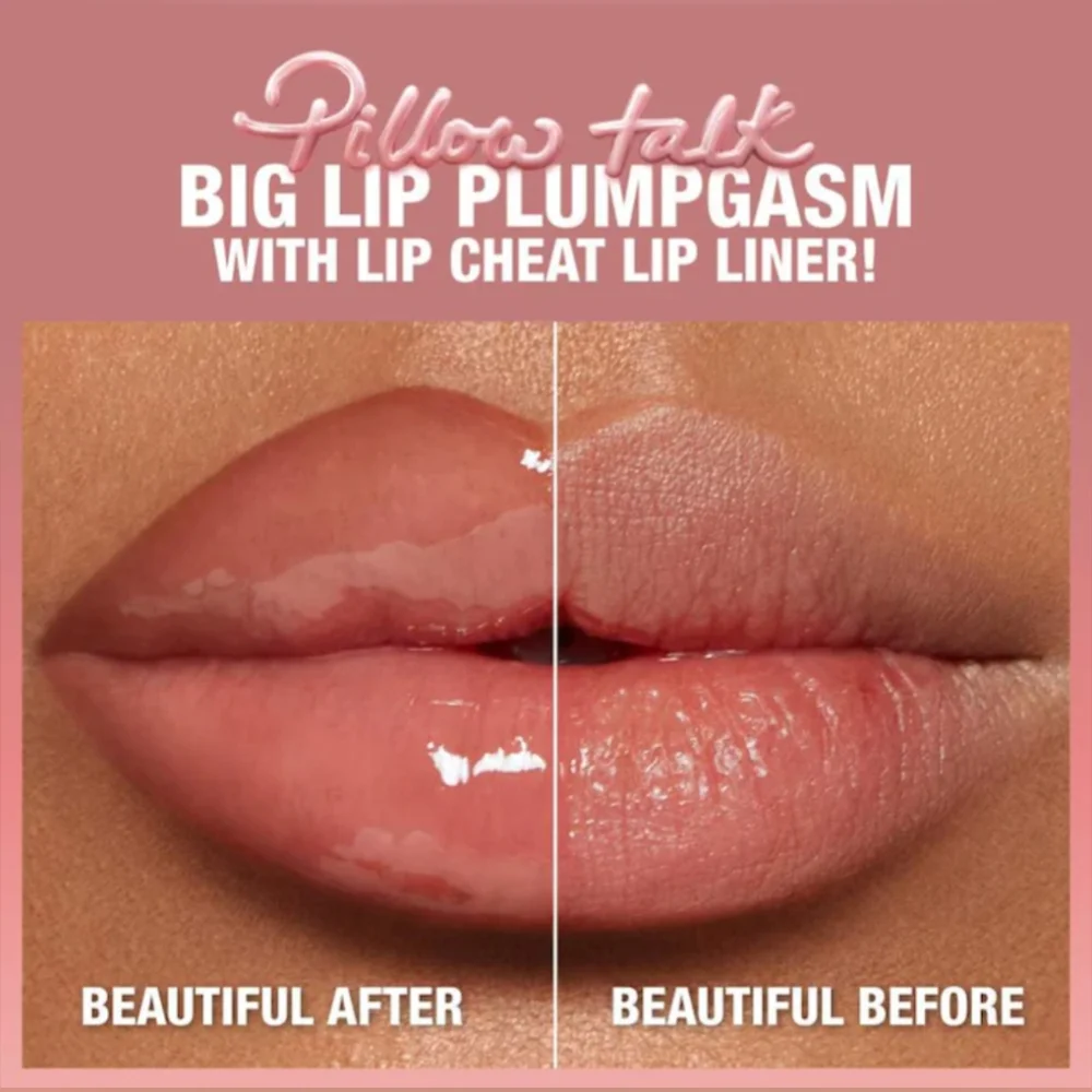 New!!!!Charlotte Tilbury Pillow Talk Big Lip Plumpgasm Plumping Lip:Fair…